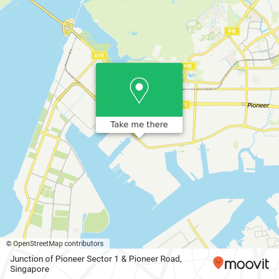 Junction of Pioneer Sector 1 & Pioneer Road map