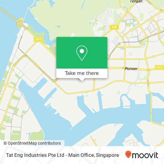 Tat Eng Industries Pte Ltd - Main Office map