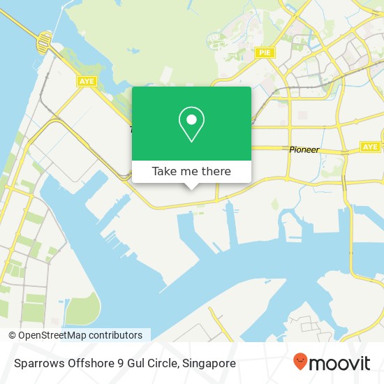 Sparrows Offshore 9 Gul Circle map