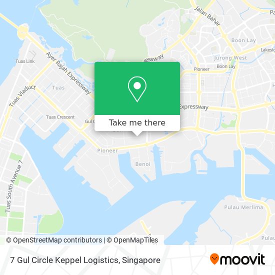 7 Gul Circle Keppel Logistics map