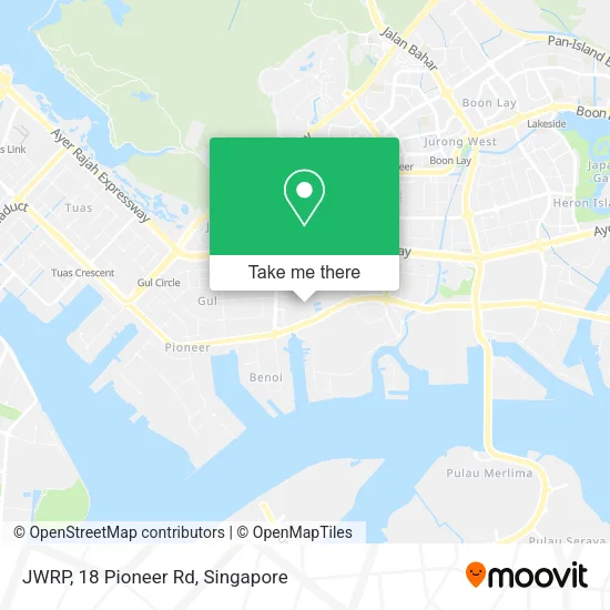 JWRP, 18 Pioneer Rd map