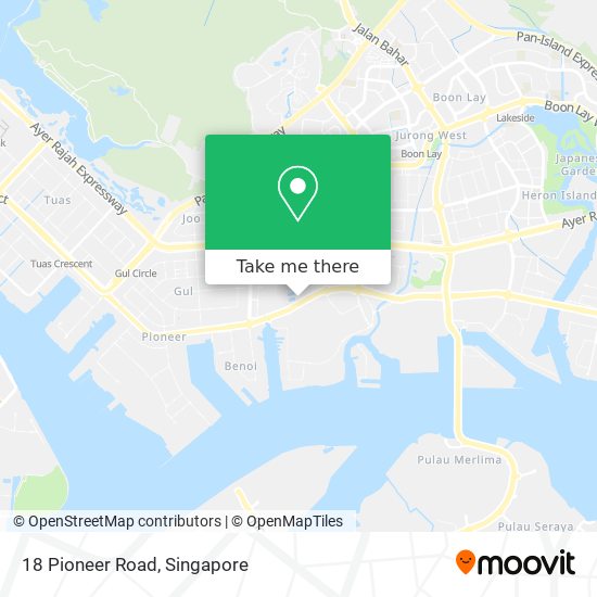 18 Pioneer Road map