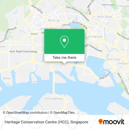 Heritage Conservation Centre (HCC) map