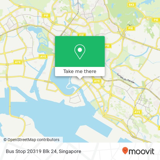 Bus Stop 20319 Blk 24 map