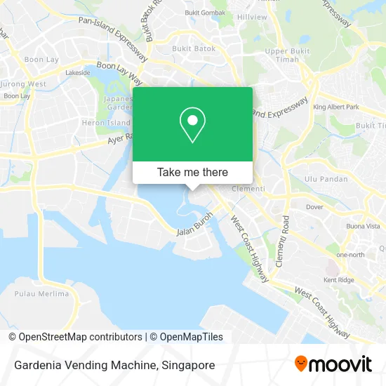 Gardenia Vending Machine map