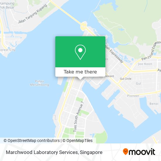 Marchwood Laboratory Services map