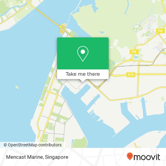 Mencast Marine map