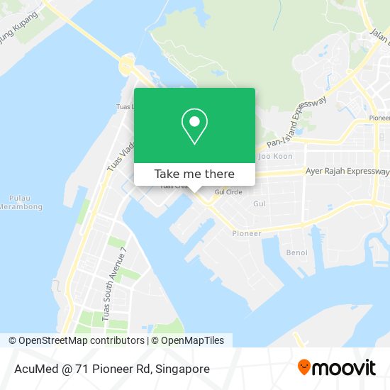 AcuMed @ 71 Pioneer Rd map