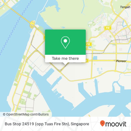 Bus Stop 24519 (opp Tuas Fire Stn) map