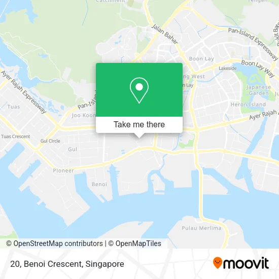 20, Benoi Crescent map