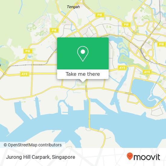 Jurong Hill Carpark map