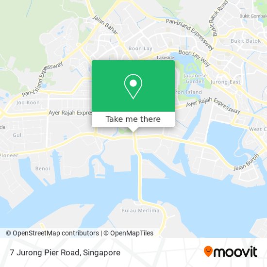 7 Jurong Pier Road map