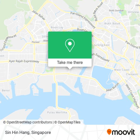 Sin Hin Hang map