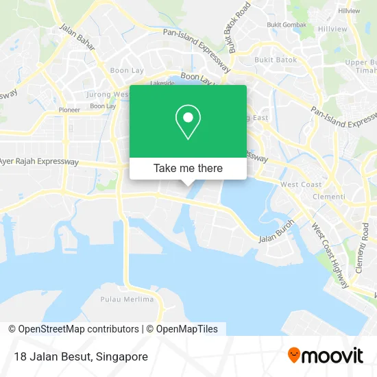 18 Jalan Besut map