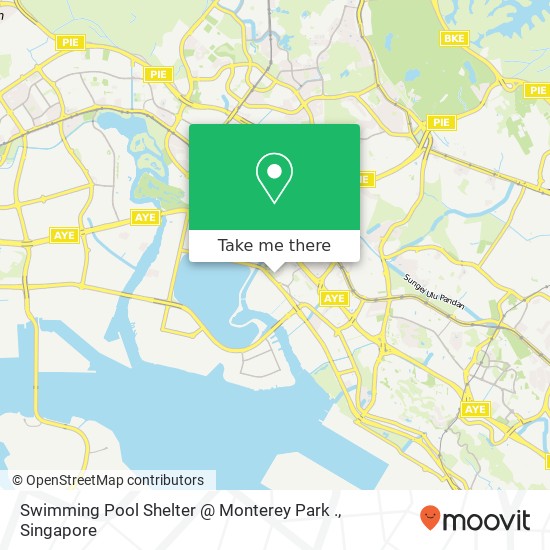Swimming Pool Shelter @ Monterey Park . map