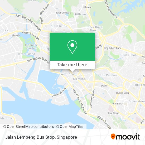 Jalan Lempeng Bus Stop map