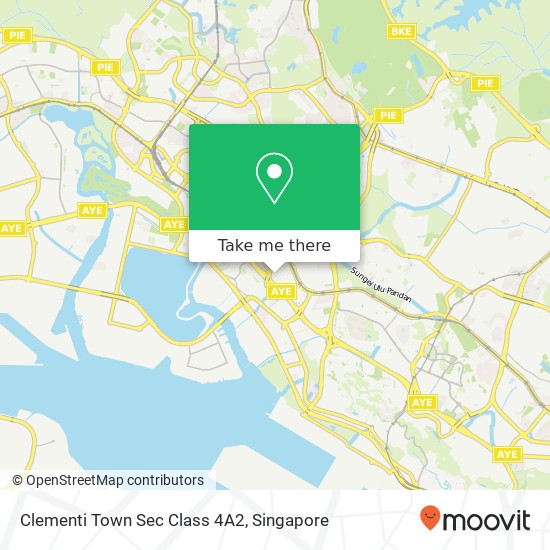 Clementi Town Sec Class 4A2 map