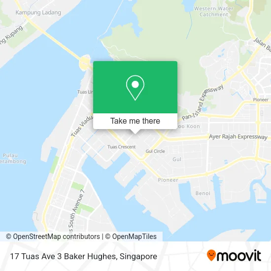 17 Tuas Ave 3 Baker Hughes地图