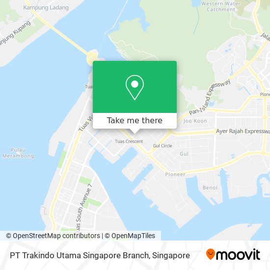 PT Trakindo Utama Singapore Branch map