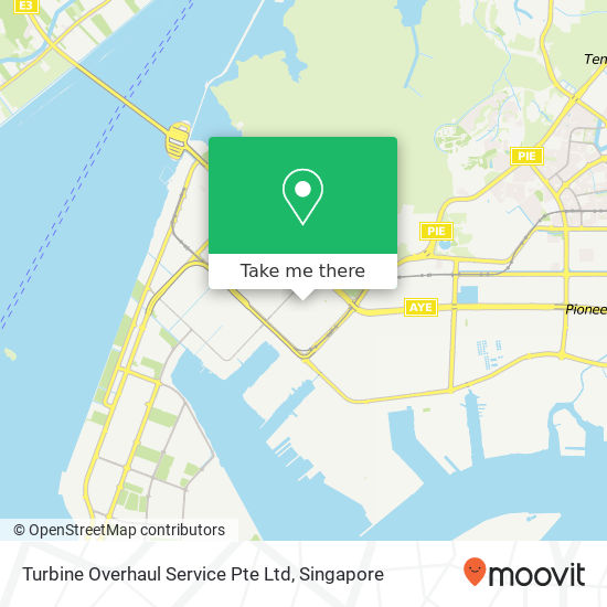 Turbine Overhaul Service Pte Ltd map