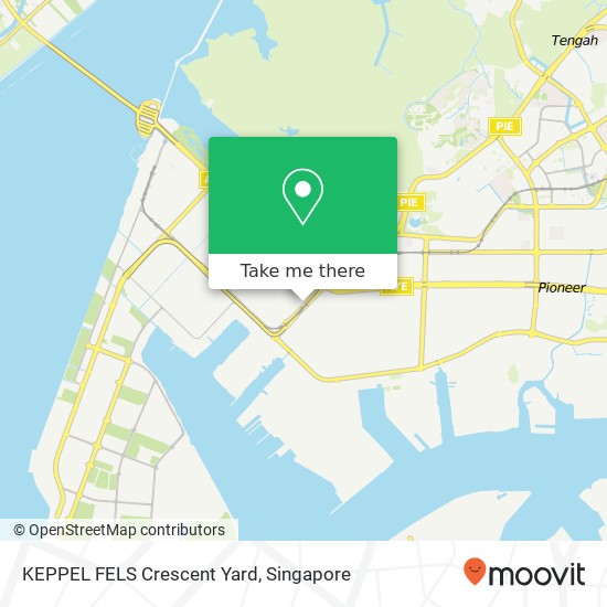 KEPPEL FELS Crescent Yard map