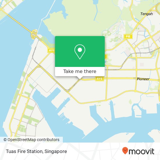 Tuas Fire Station map