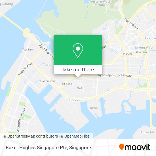 Baker Hughes Singapore Pte map