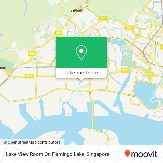 Lake View Room On Flamingo Lake map