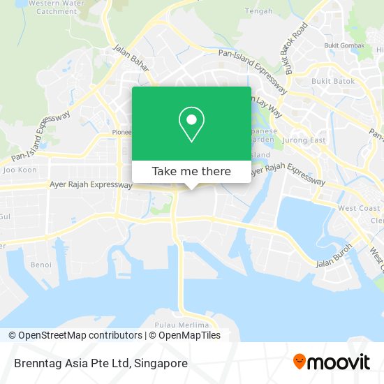 Brenntag Asia Pte Ltd map