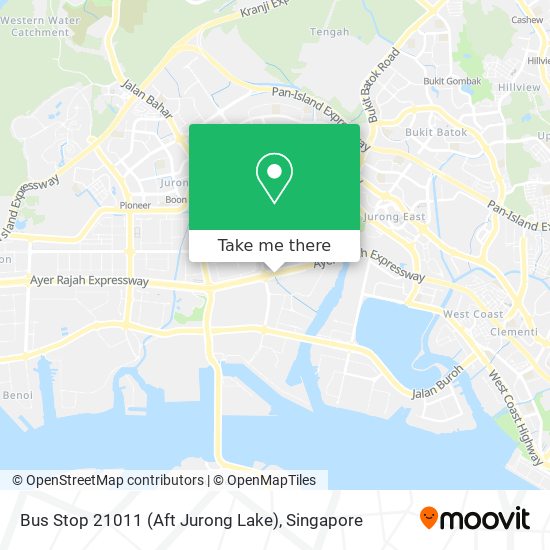 Bus Stop 21011 (Aft Jurong Lake)地图