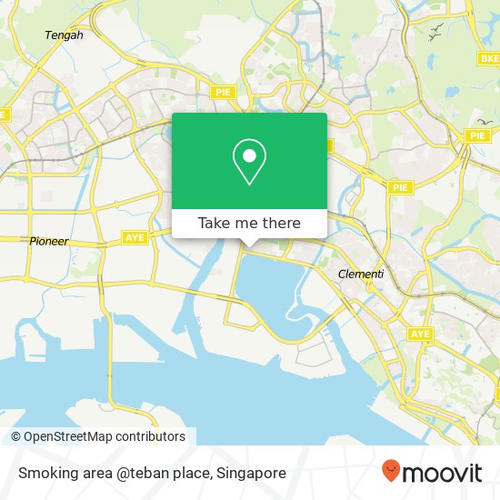 Smoking area @teban place map