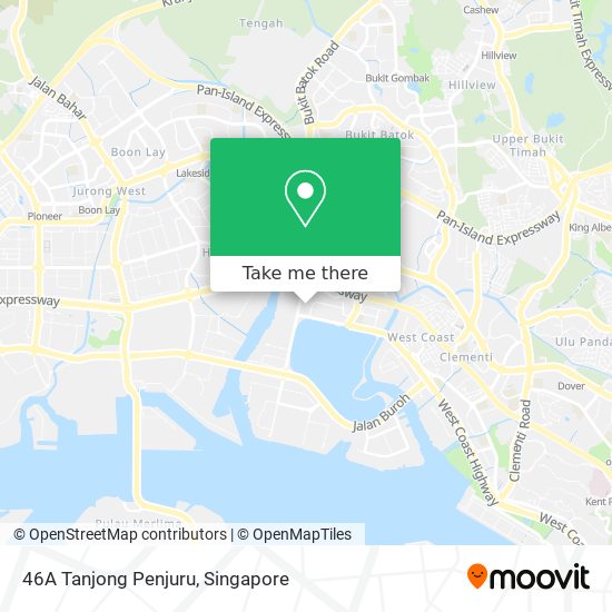 46A Tanjong Penjuru map