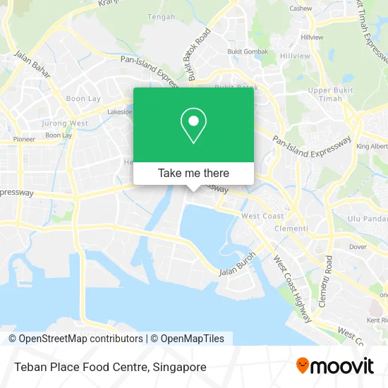 Teban Place Food Centre map