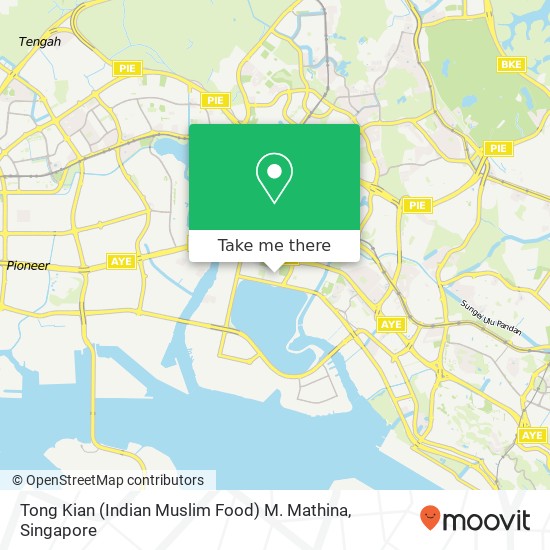 Tong Kian (Indian Muslim Food) M. Mathina map