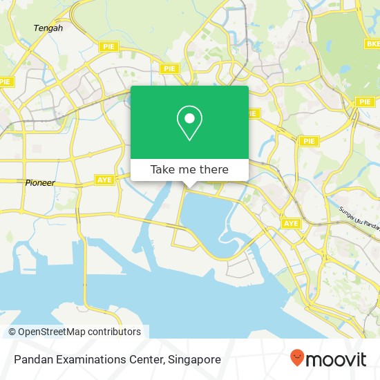 Pandan Examinations Center map