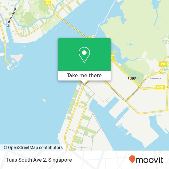 Tuas South Ave 2 map