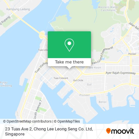 23 Tuas Ave 2, Chong Lee Leong Seng Co. Ltd地图