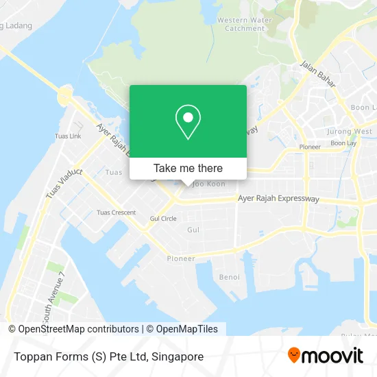 Toppan Forms (S) Pte Ltd map