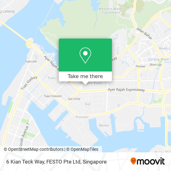 6 Kian Teck Way, FESTO Pte Ltd map
