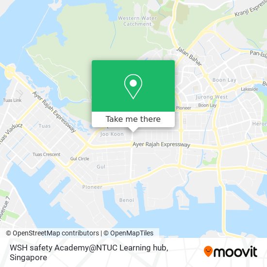 WSH safety Academy@NTUC Learning hub map