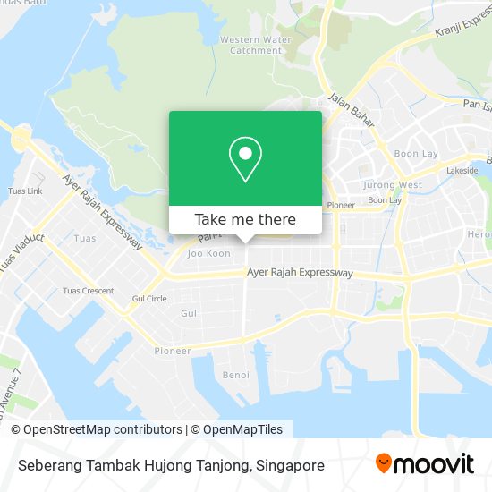 Seberang Tambak Hujong Tanjong map