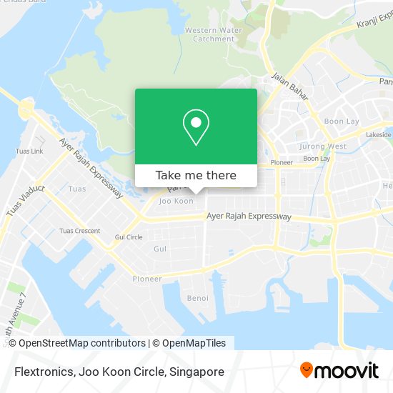 Flextronics, Joo Koon Circle map
