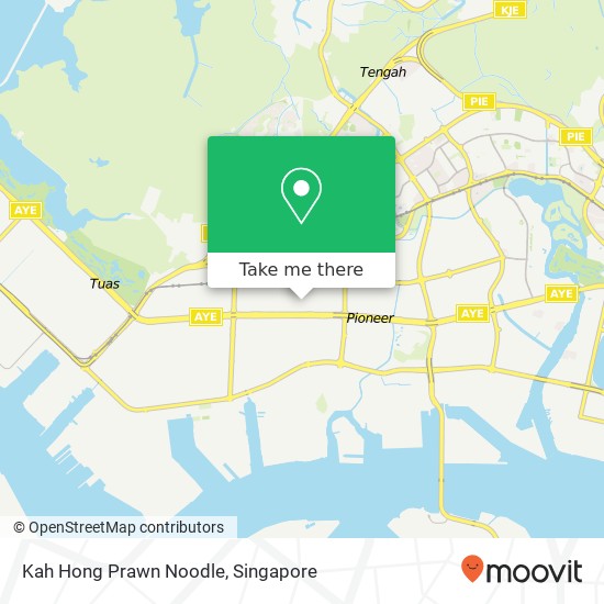 Kah Hong Prawn Noodle map