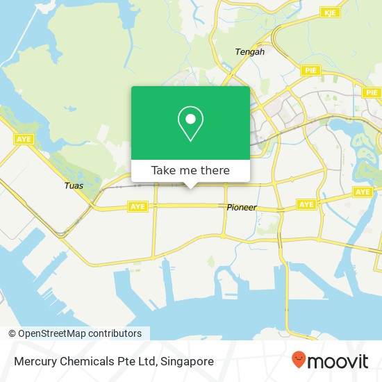 Mercury Chemicals Pte Ltd map