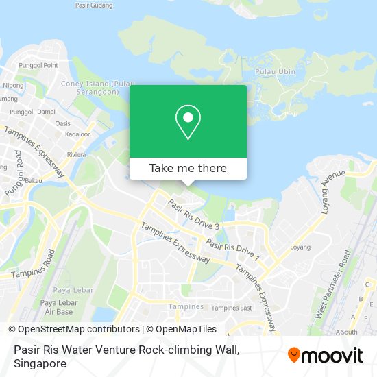 Pasir Ris Water Venture Rock-climbing Wall map