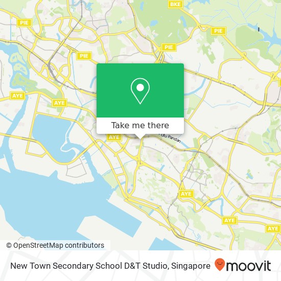 New Town Secondary School D&T Studio map