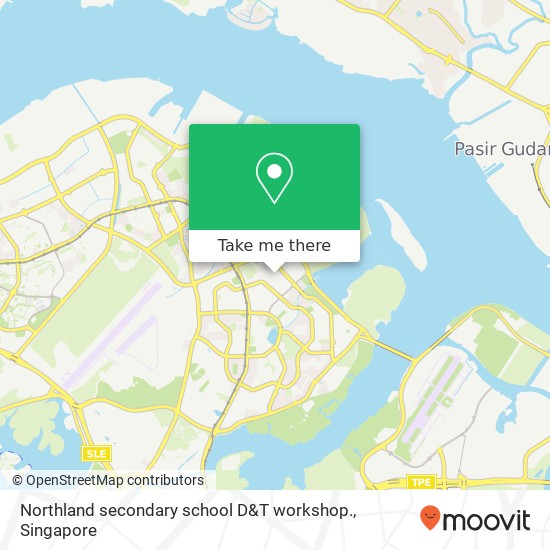 Northland secondary school D&T workshop. map