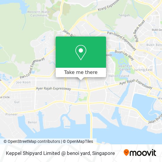 Keppel Shipyard Limited @ benoi yard地图