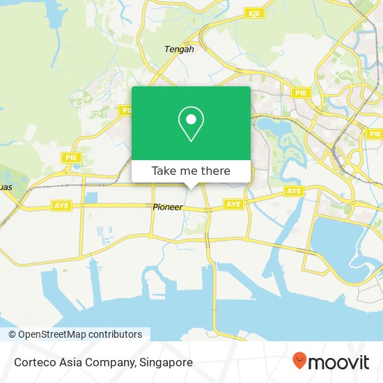 Corteco Asia Company map