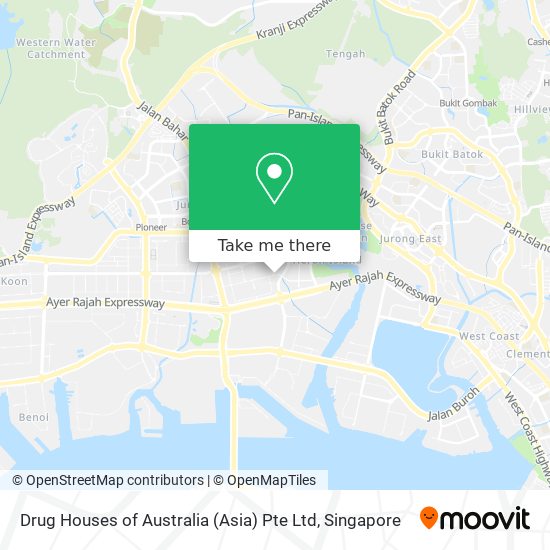 Drug Houses of Australia (Asia) Pte Ltd地图